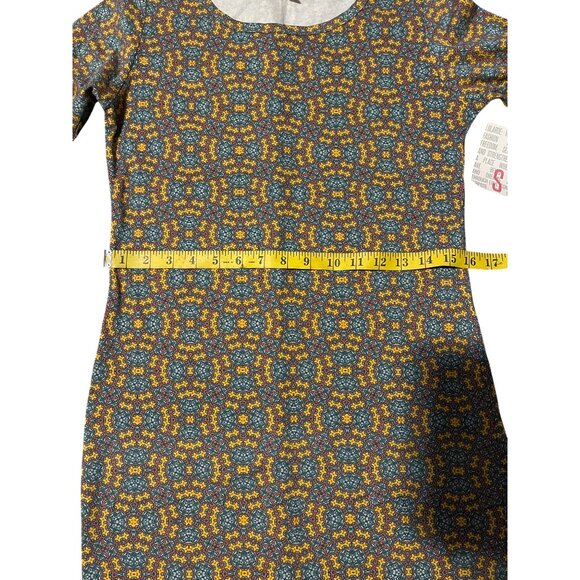 LuLaRoe Womens S Geometric Print Dress Julia Sheath Pencil Dress Kaleidoscope - Picture 6 of 12